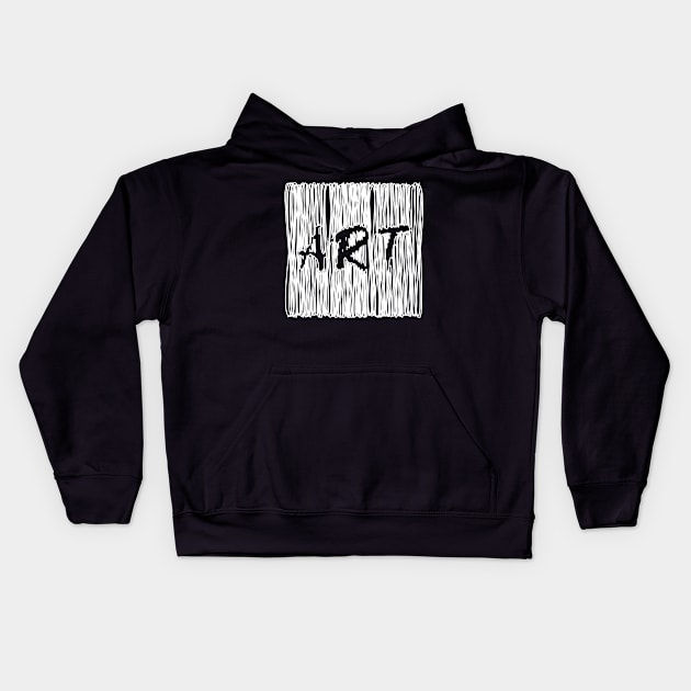 sketch art Kids Hoodie by Konsepena Artwork Studio